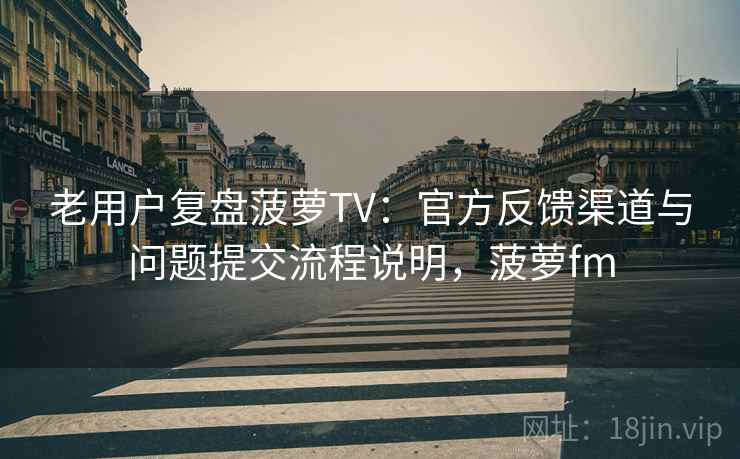 老用户复盘菠萝TV：官方反馈渠道与问题提交流程说明，菠萝fm