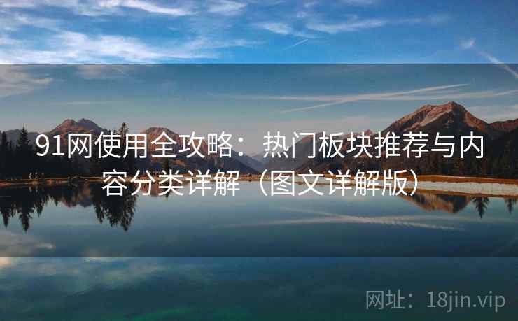 91网使用全攻略：热门板块推荐与内容分类详解（图文详解版）