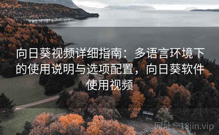向日葵视频详细指南:多语言环境下的使用说明与选项配置,向日葵软件使用视频 向日葵视频详细指南:多语言环境下的使用说明与选项配置,向日葵软件使用视频