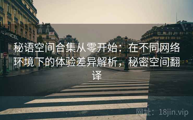 秘语空间合集从零开始:在不同网络环境下的体验差异解析,秘密空间翻译