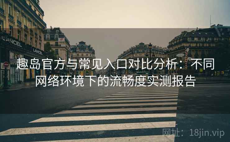 趣岛官方与常见入口对比分析：不同网络环境下的流畅度实测报告